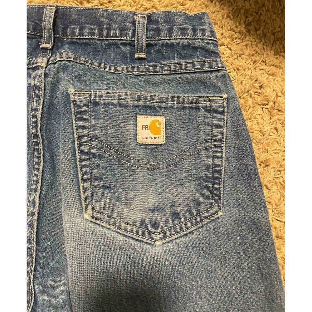 Carhartt Women’s FR100 Flame-Resistant Signature Denim Jeans 33x34 size